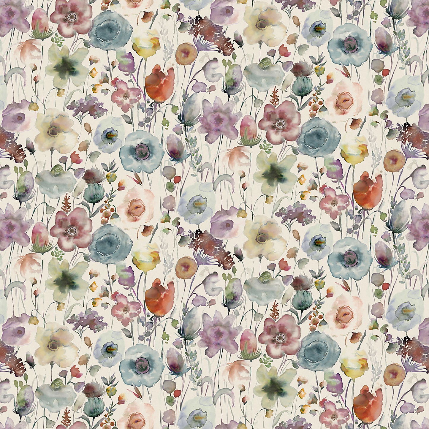 Gospiana Linen 145Cm Fiona Fabric Metre - Haze