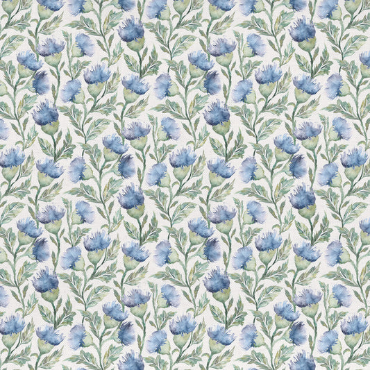 Hawick 145Cm Ann Fabric - Bluebell Cream Sample