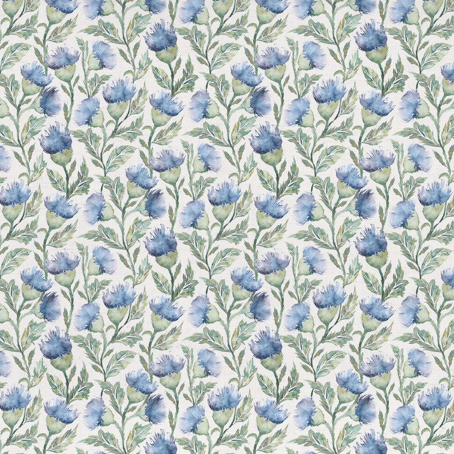 Hawick 145Cm Ann Fabric Metre - Bluebell Cream