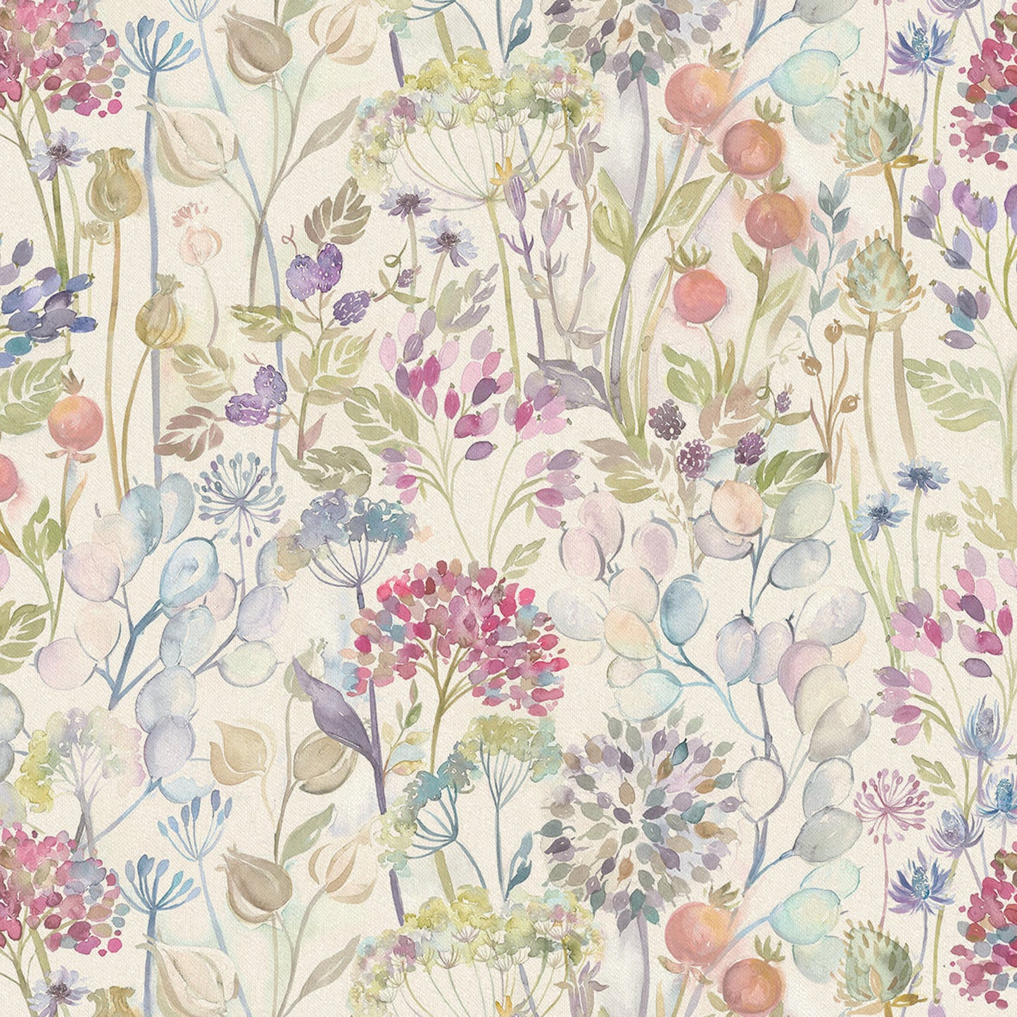 Country Hedgerow Linen 145Cm Fiona Fabric Metre - Classic/Linen