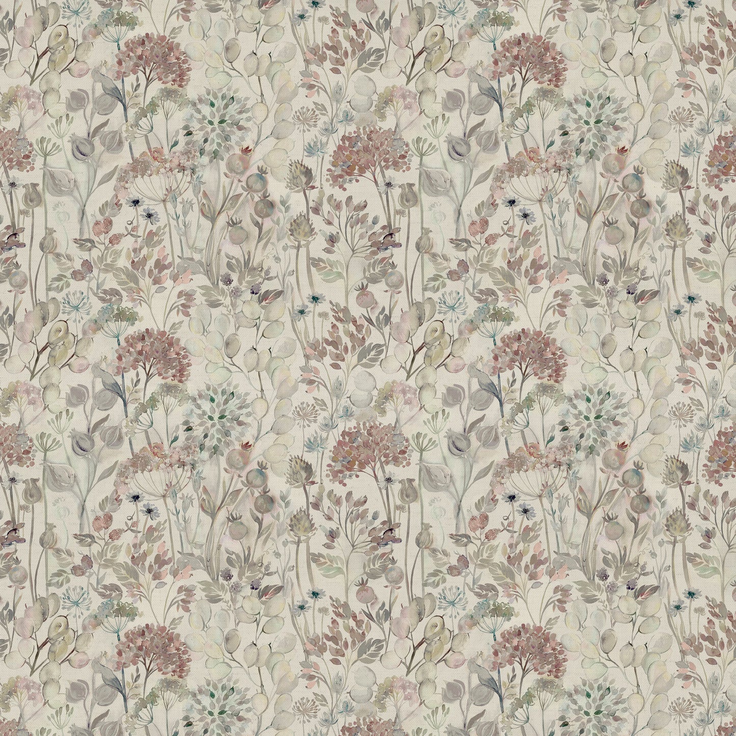 Country Hedgerow Linen 145Cm Fiona Fabric - Dawn/Linen Sample