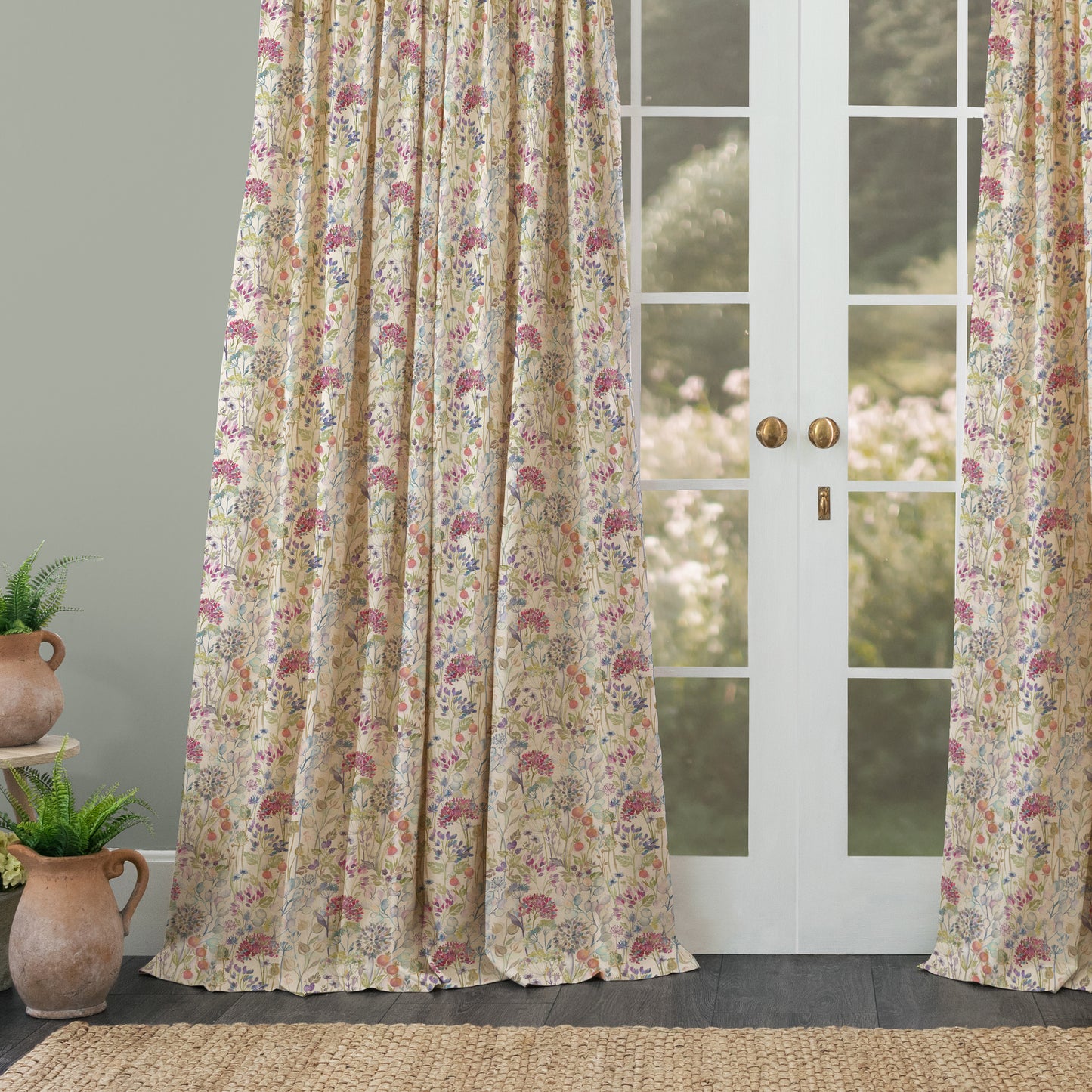 Country Hedgerow Linen 145Cm Fiona Fabric Metre - Mini/Linen