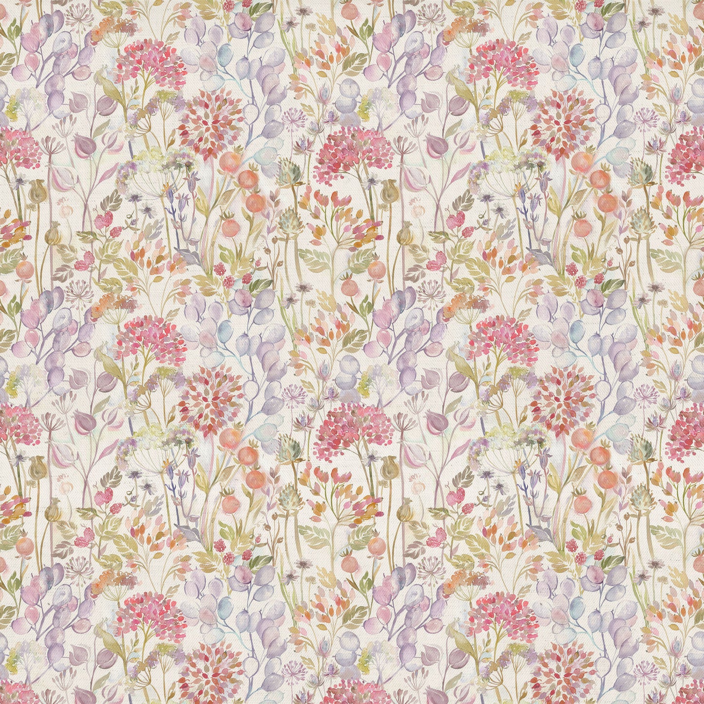 Hedgerow 140Cm Sasha White Fabric Metre - Autumn Cream