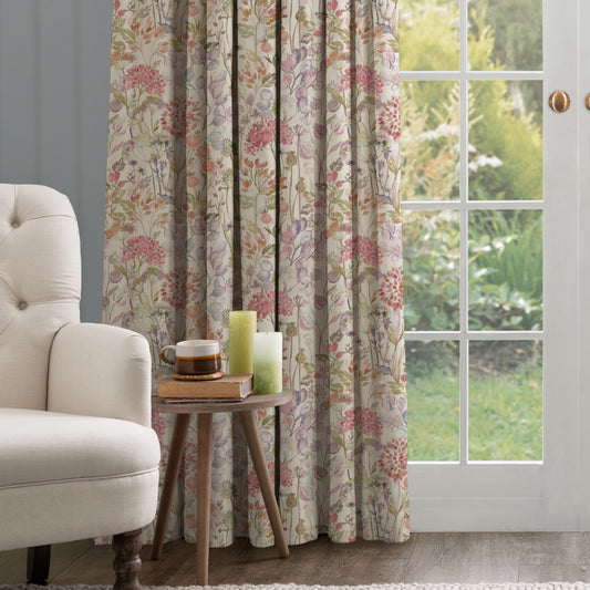 Hedgerow 140Cm Sasha White Fabric Metre - Autumn Cream