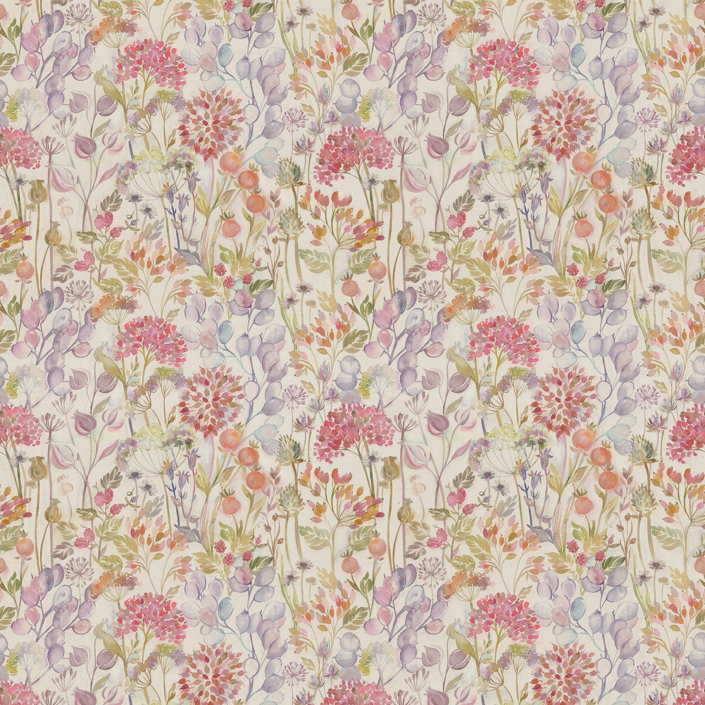 Hedgerow 140Cm Sasha Linen Fabric - Autumn Sample