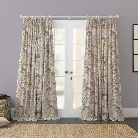 Hedgerow 140Cm Sasha White Fabric Metre - Cream