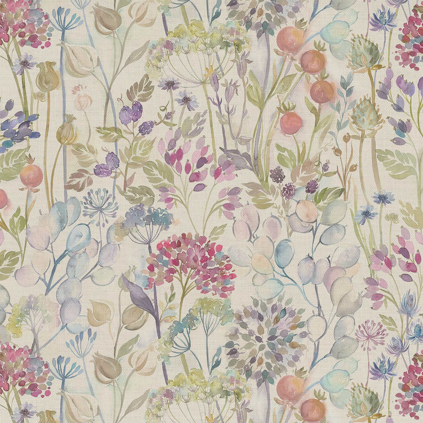 Hedgerow 140Cm Sasha Linen Fabric Metre - Linen