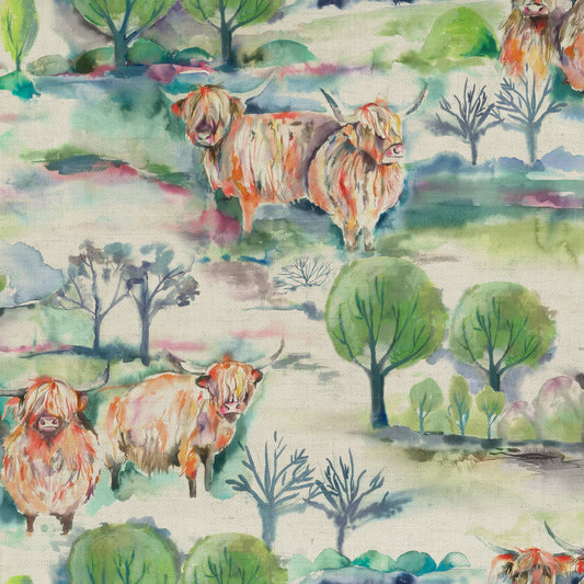 Heilanherd 145Cm Fiona Fabric - Sage Sample