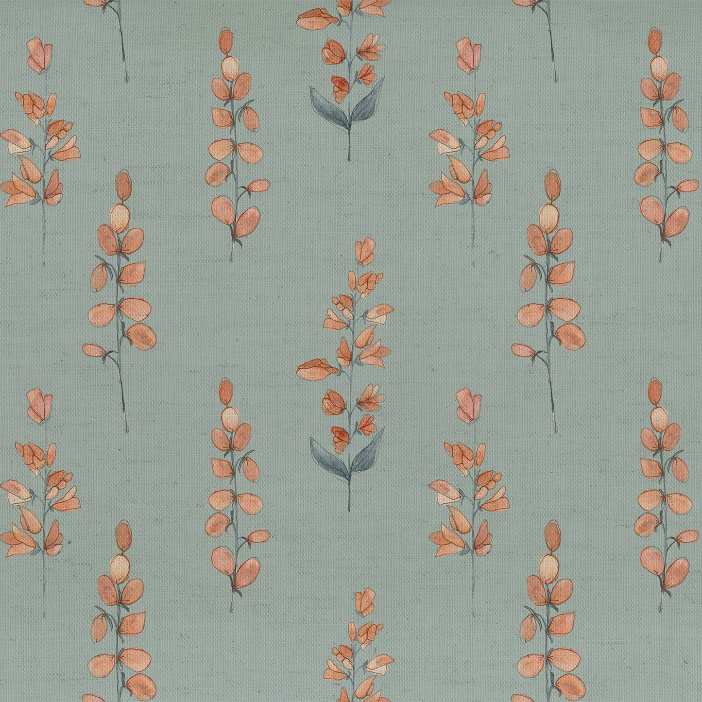 Helaine 145Cm Fiona Fabric Metre - Coral