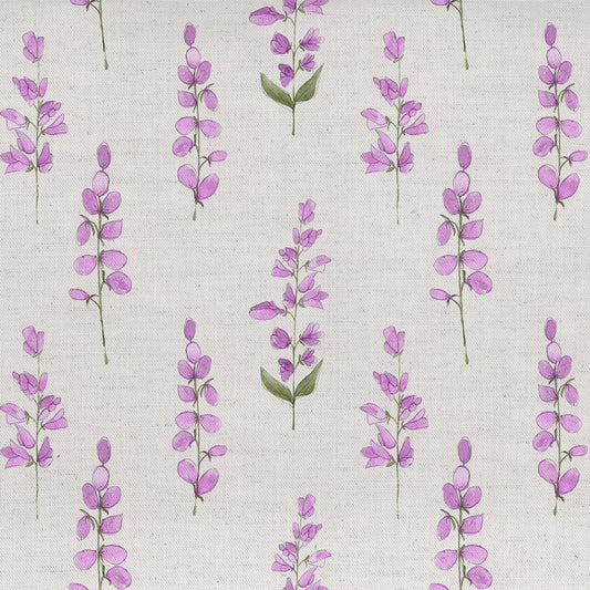 Helaine 145Cm Ann Fabric Metre - Fuchsia Ecru