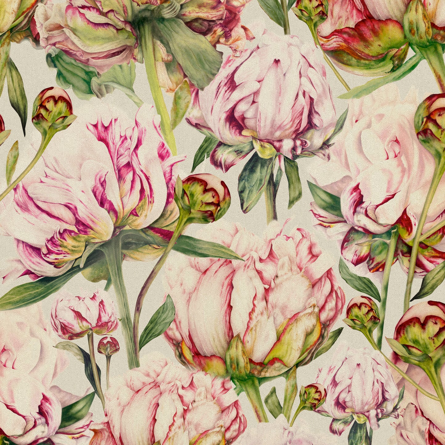 Heligan 145Cm Fabric - Fuchsia Linen Sample