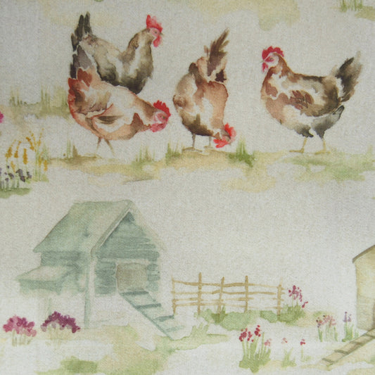 Henny Penny 140Cm Sasha Linen Fabric Metre - Linen