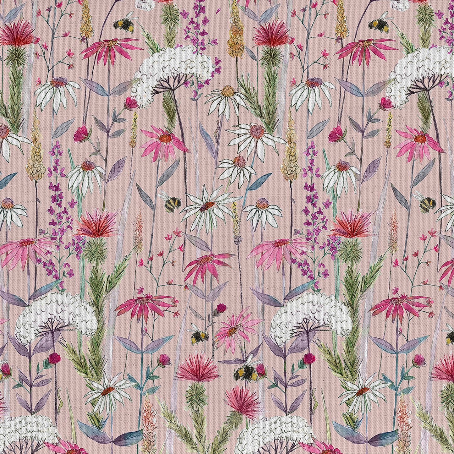 Hermione Craft Cotton Fabric Metre - Blush