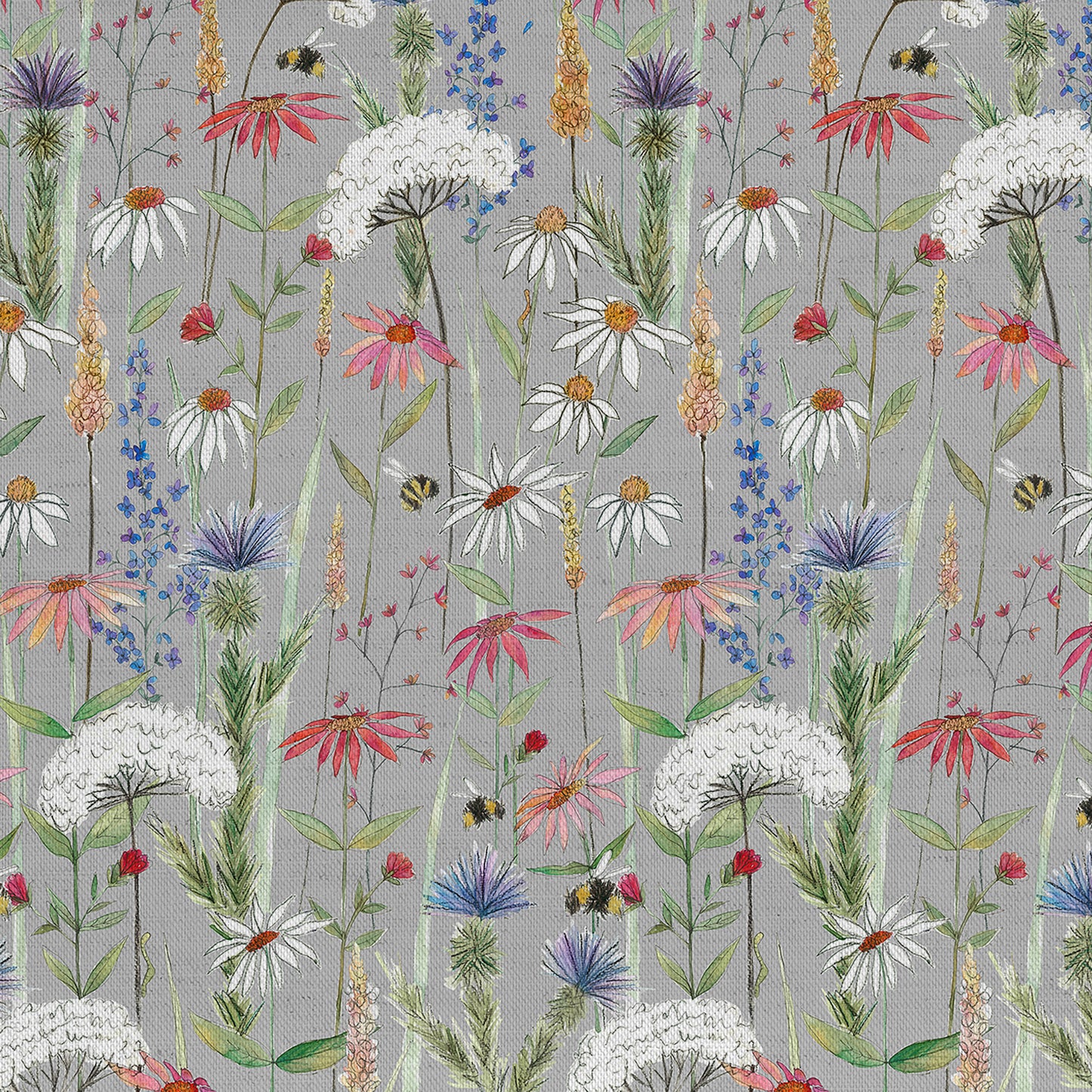 Hermione Crafting Cotton 160Cm Dress Fabric - Silver Sample