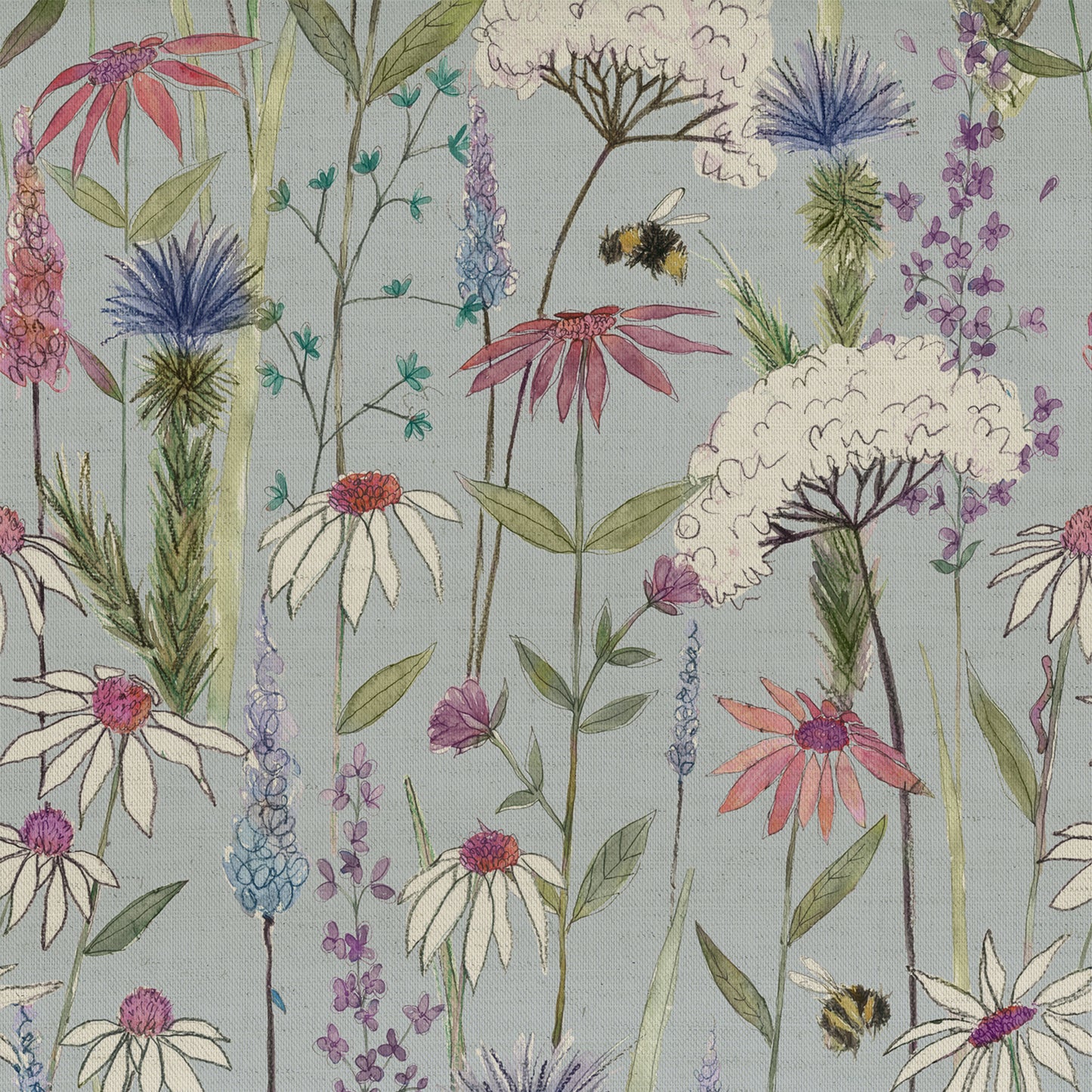 Hermione 145Cm Fiona Fabric Metre - Dawn
