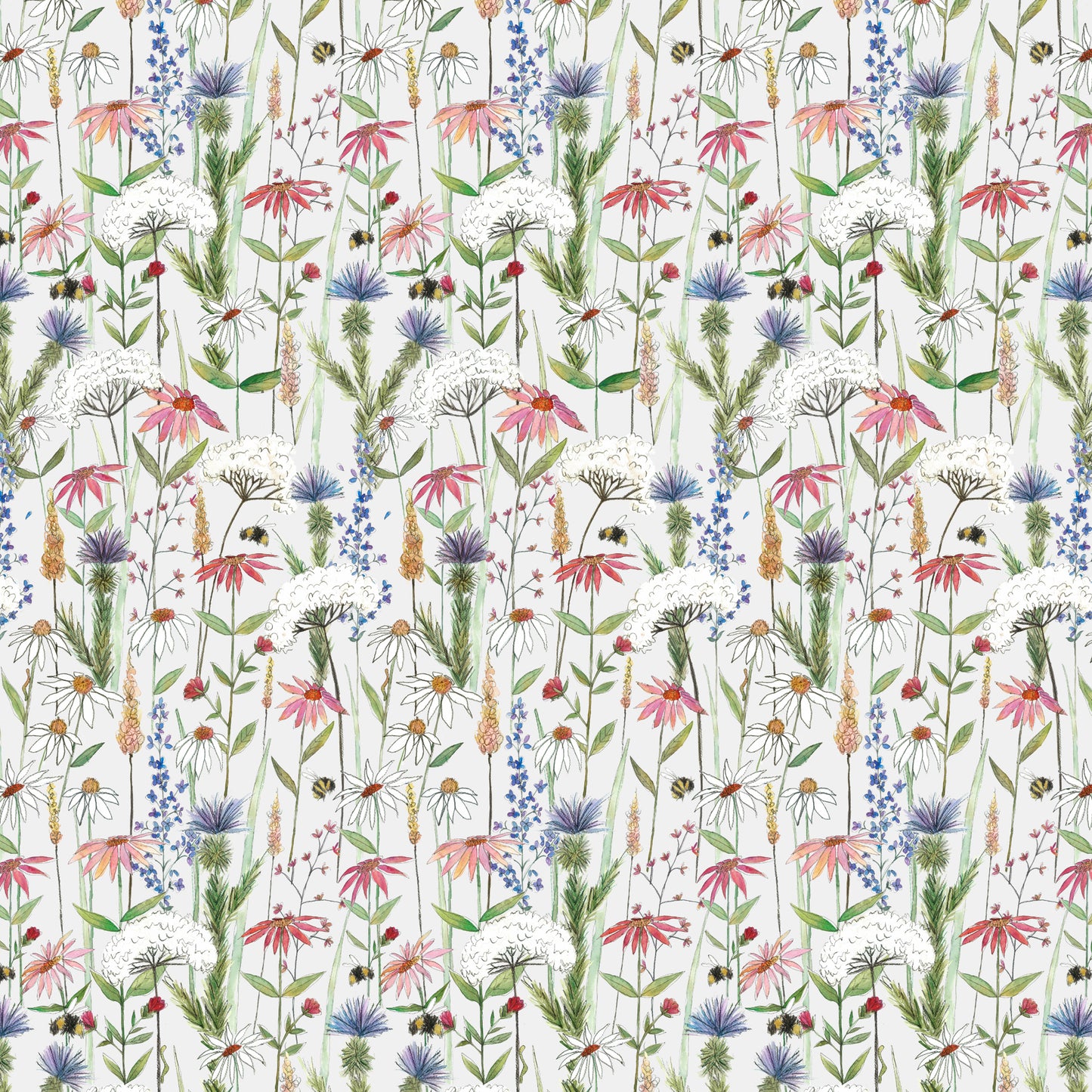 Hermione 145Cm Fiona Fabric Metre - Linen