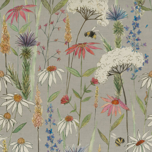 Hermione 145Cm Fiona Fabric - Silver Sample