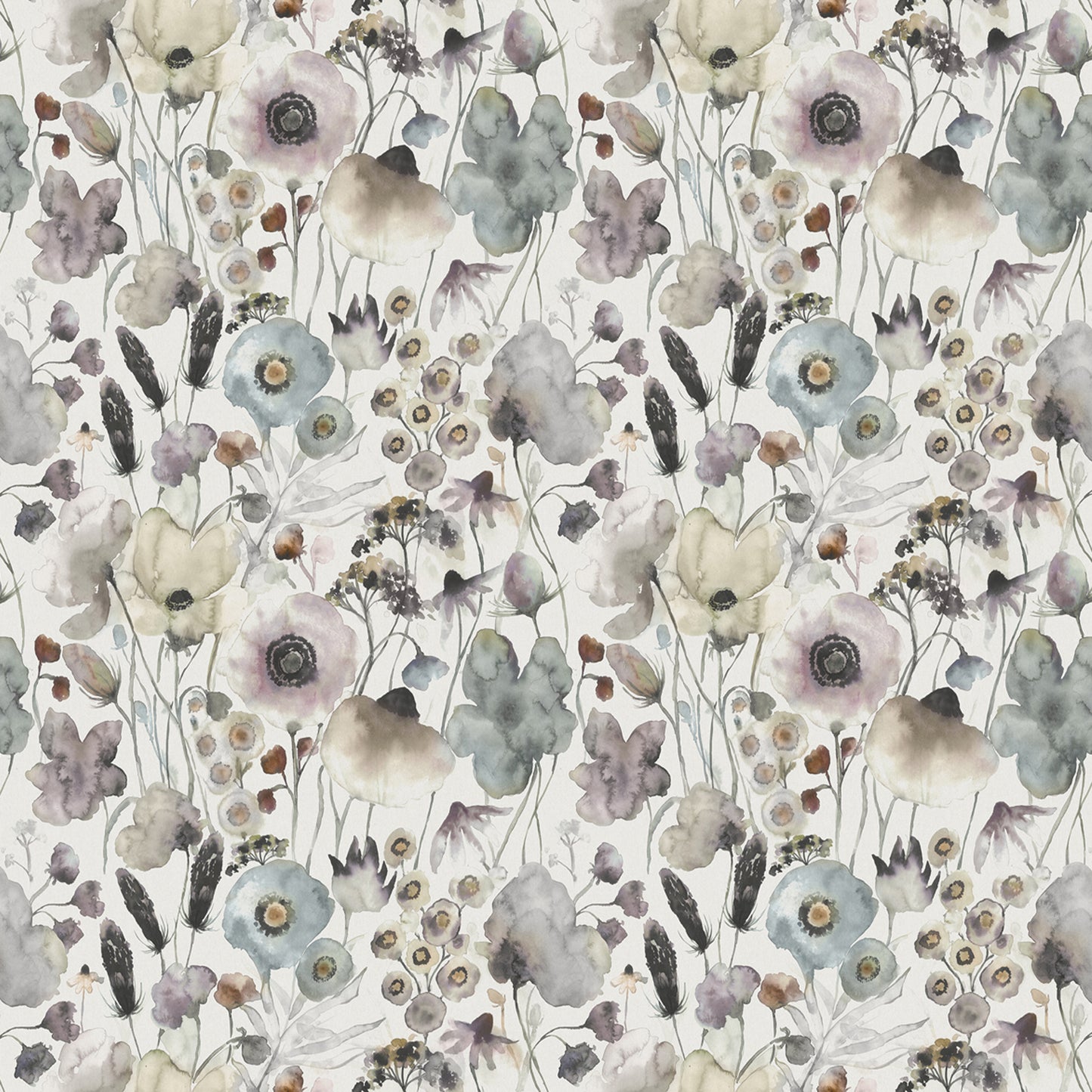 Hibbertia 145Cm Ann Fabric Metre - Haze/Cream