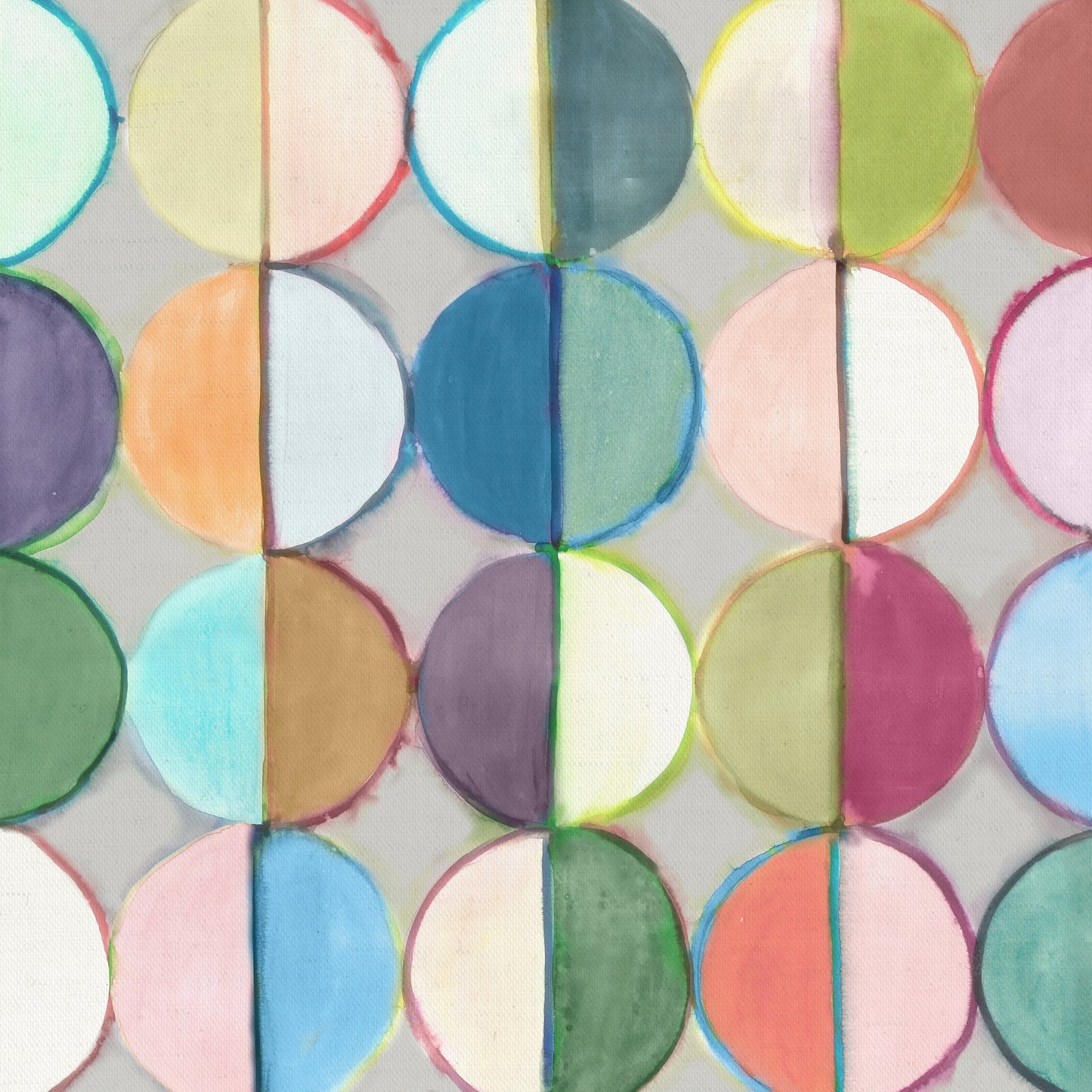 Hula Pastel Oil Cloth Metre