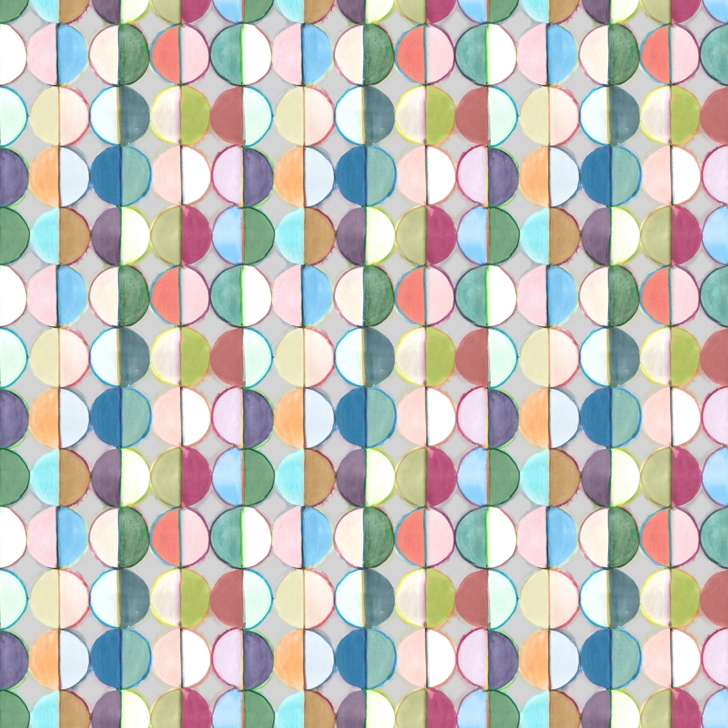 Hula Pastel Oil Cloth Metre