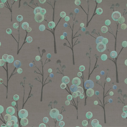 Ichiyo Blossom 145Cm Fiona Fabric Metre - Aqua