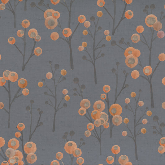 Ichiyo Blossom 145Cm Fiona Fabric - Cobalt Sample