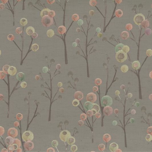 Ichiyo Blossom 145Cm Fiona Fabric - Granite Sample