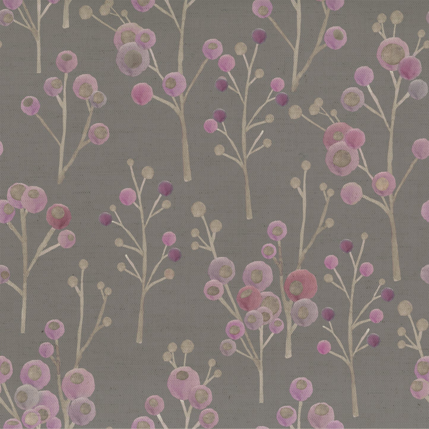 Ichiyo Blossom 145Cm Fiona Fabric Metre - Violet