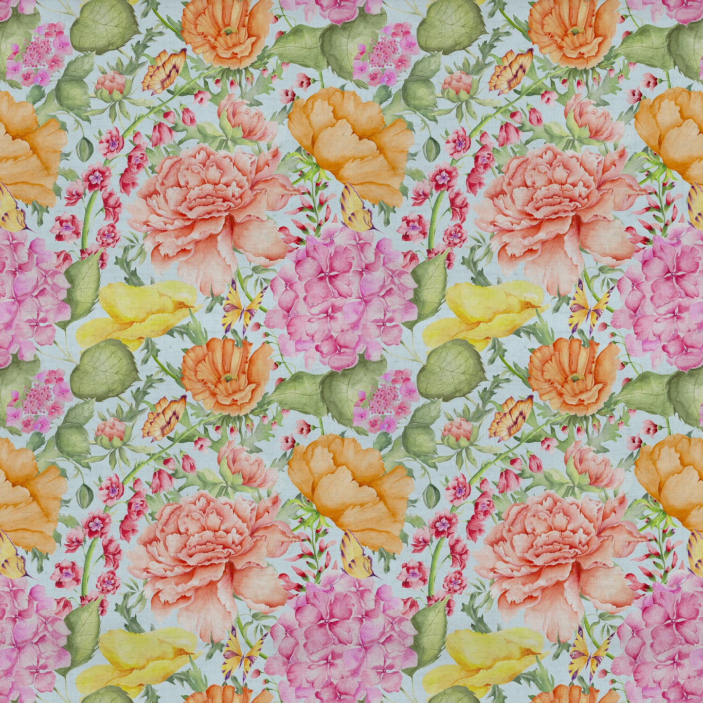Idalia 140Cm Fabric Metre Duck Egg Blue