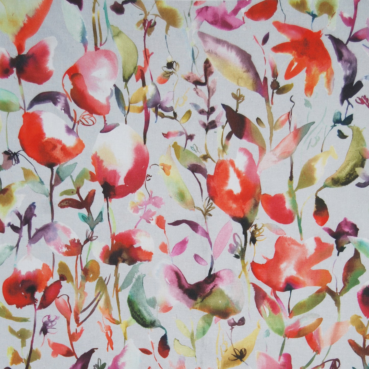 Jayin 140Cm Sasha White Fabric - Silver Sample