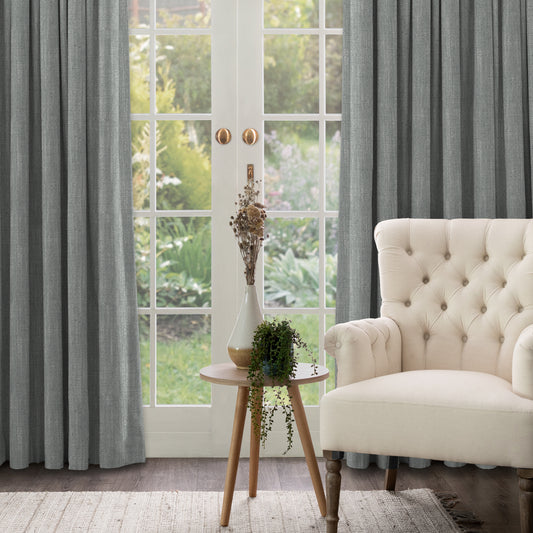 Jedburgh 137Cm Fabric Charcoal Sample