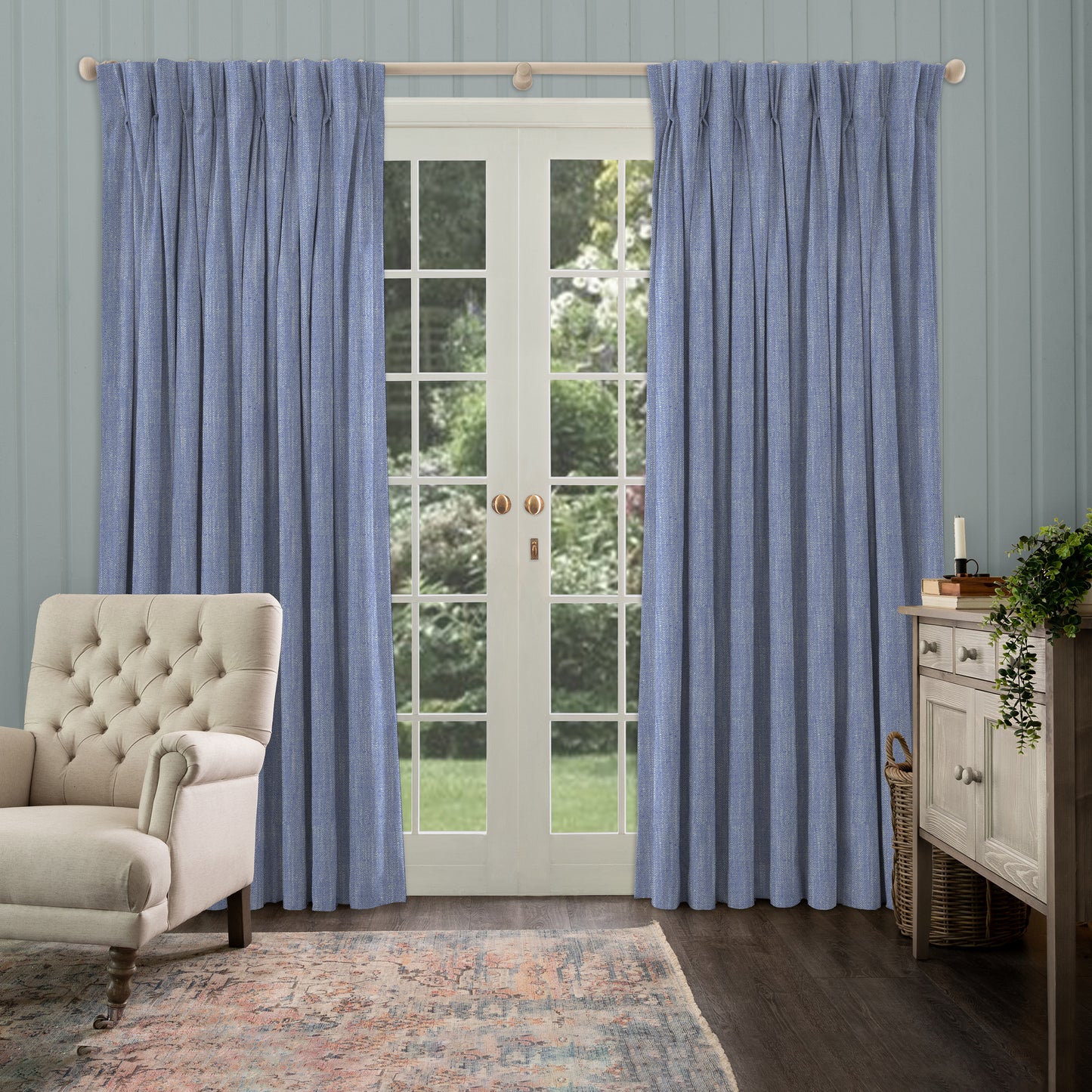 Jedburgh 137Cm Fabric Cobaalt Sample