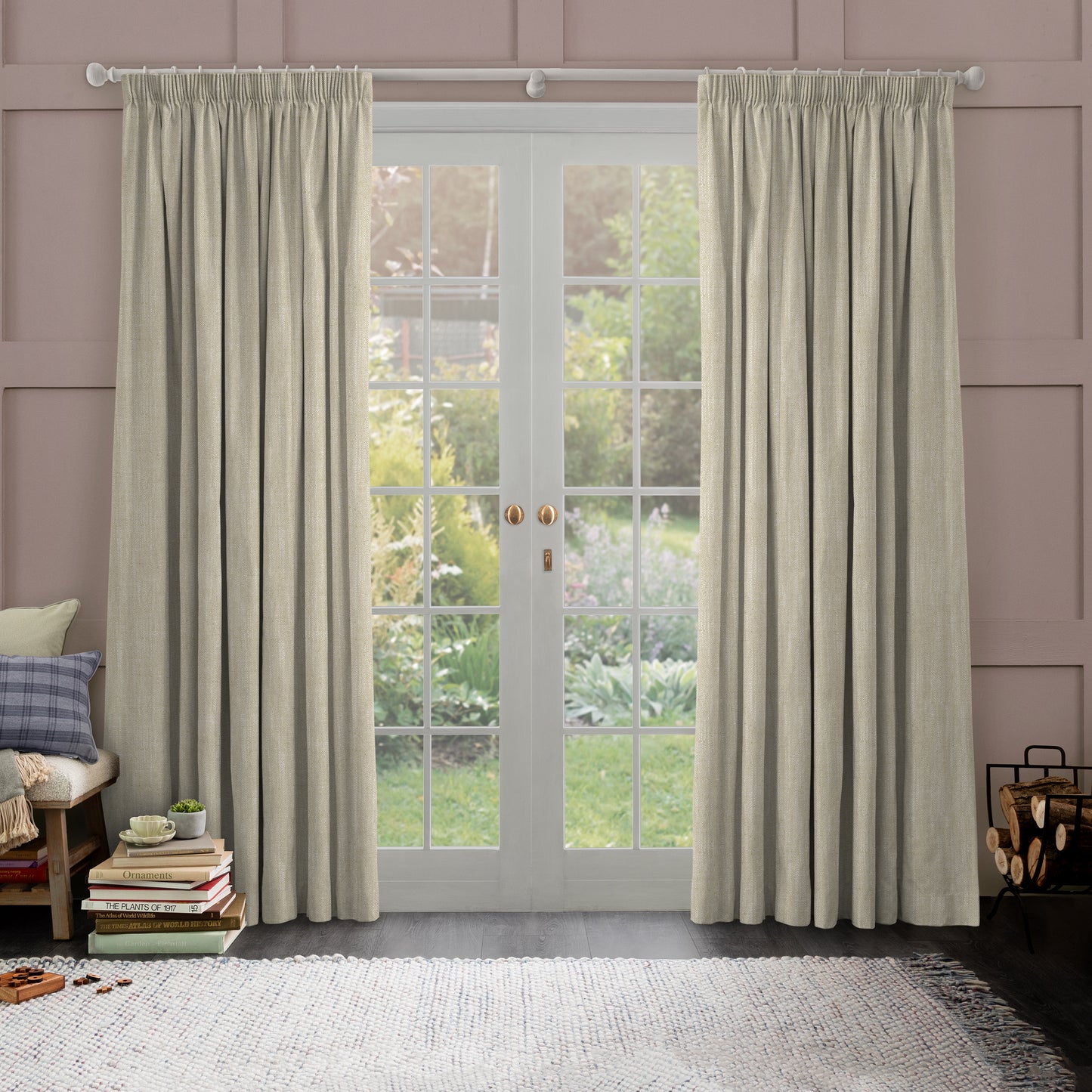 Jedburgh 137Cm Fabric Metre Cream