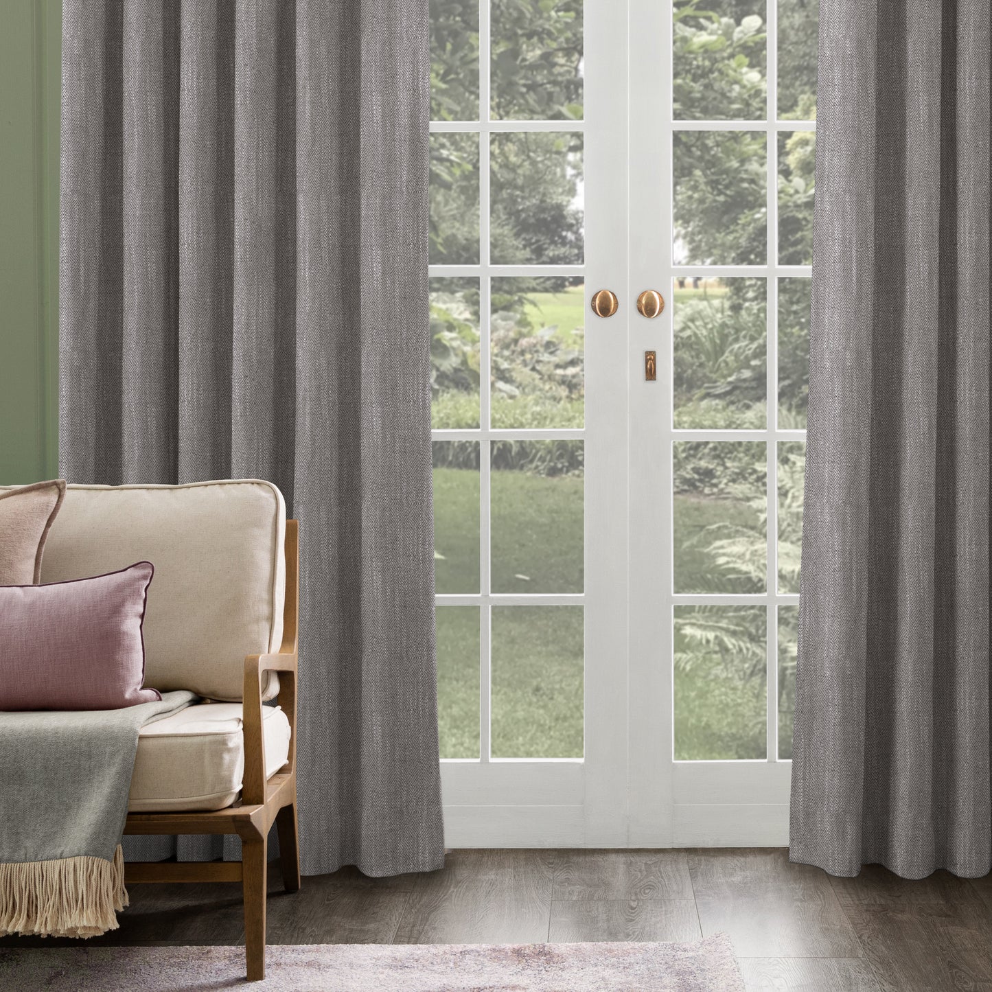 Jedburgh 137Cm Fabric Mushroom Sample