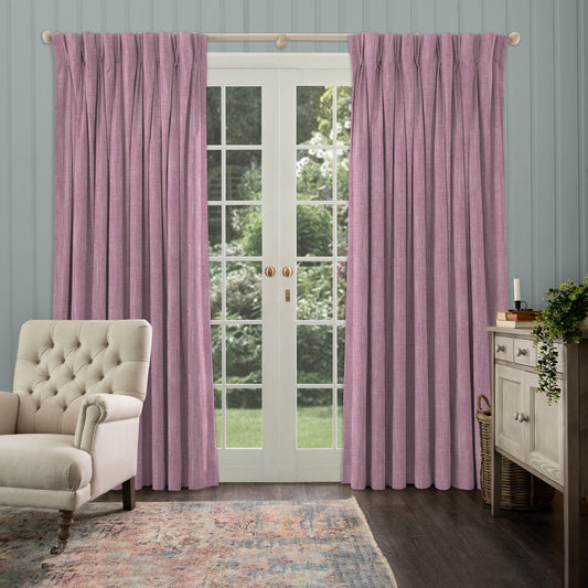 Jedburgh 137Cm Fabric Metre Raspberry