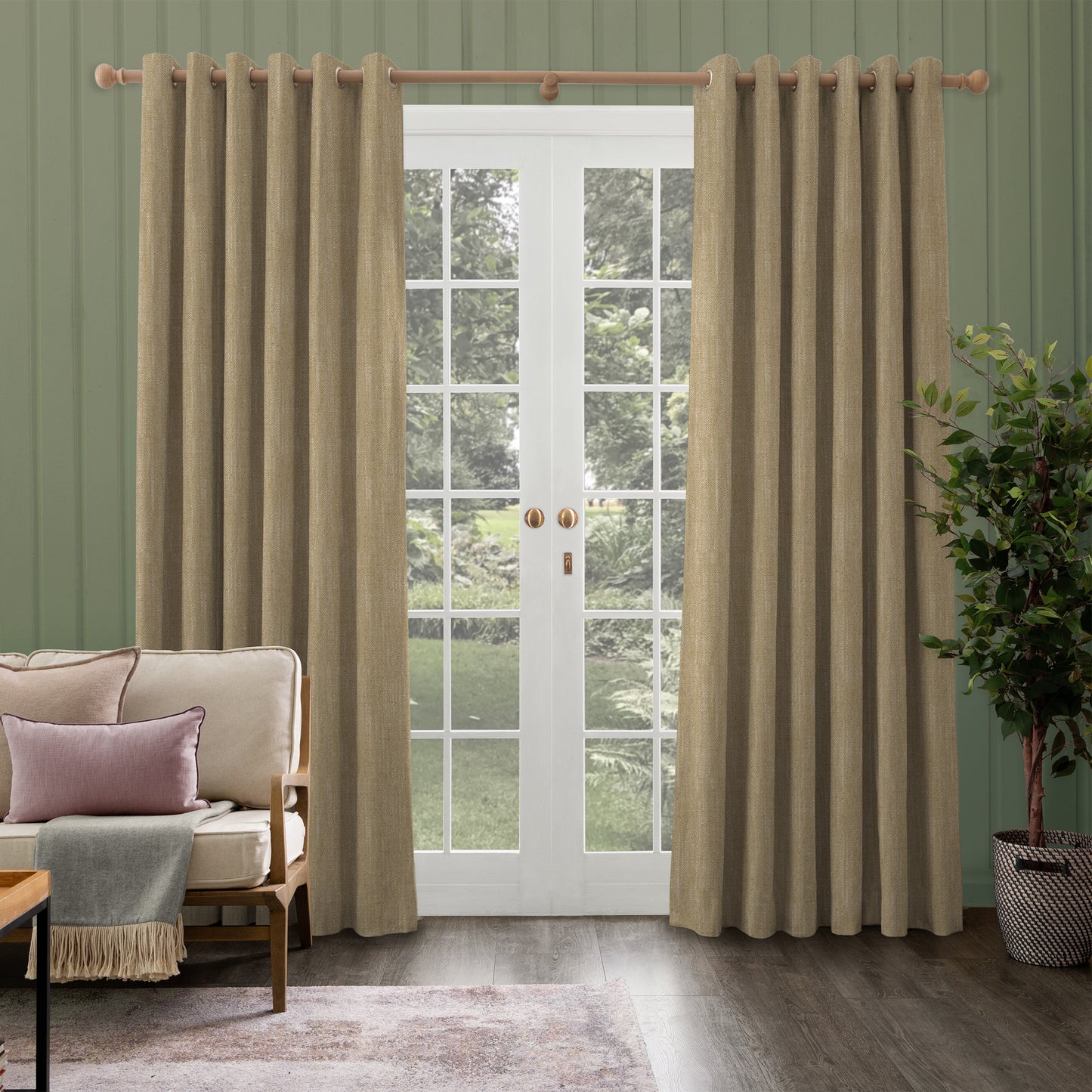 Jedburgh 137Cm Fabric Metre Sand