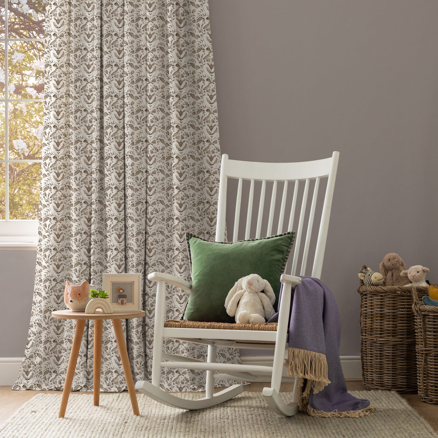 Juna 140Cm Fabric Metre Stone