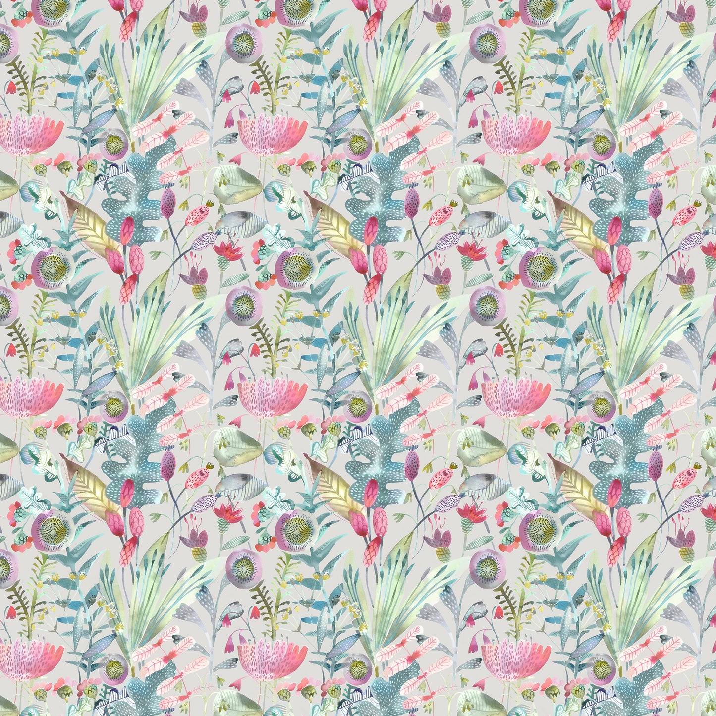 June Blossom 150Cm Oil Cloth Metre - Lotus