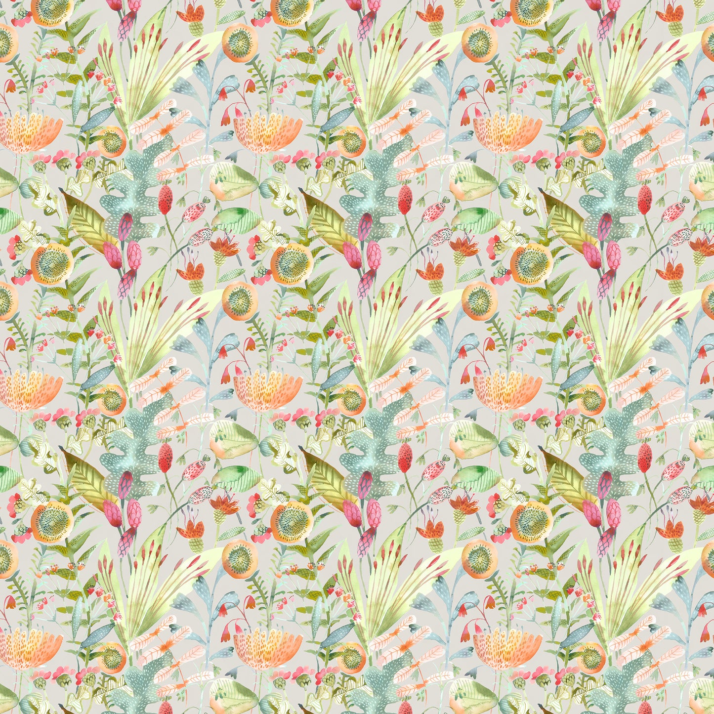 June Blossom Harvest Oil Cloth Sample