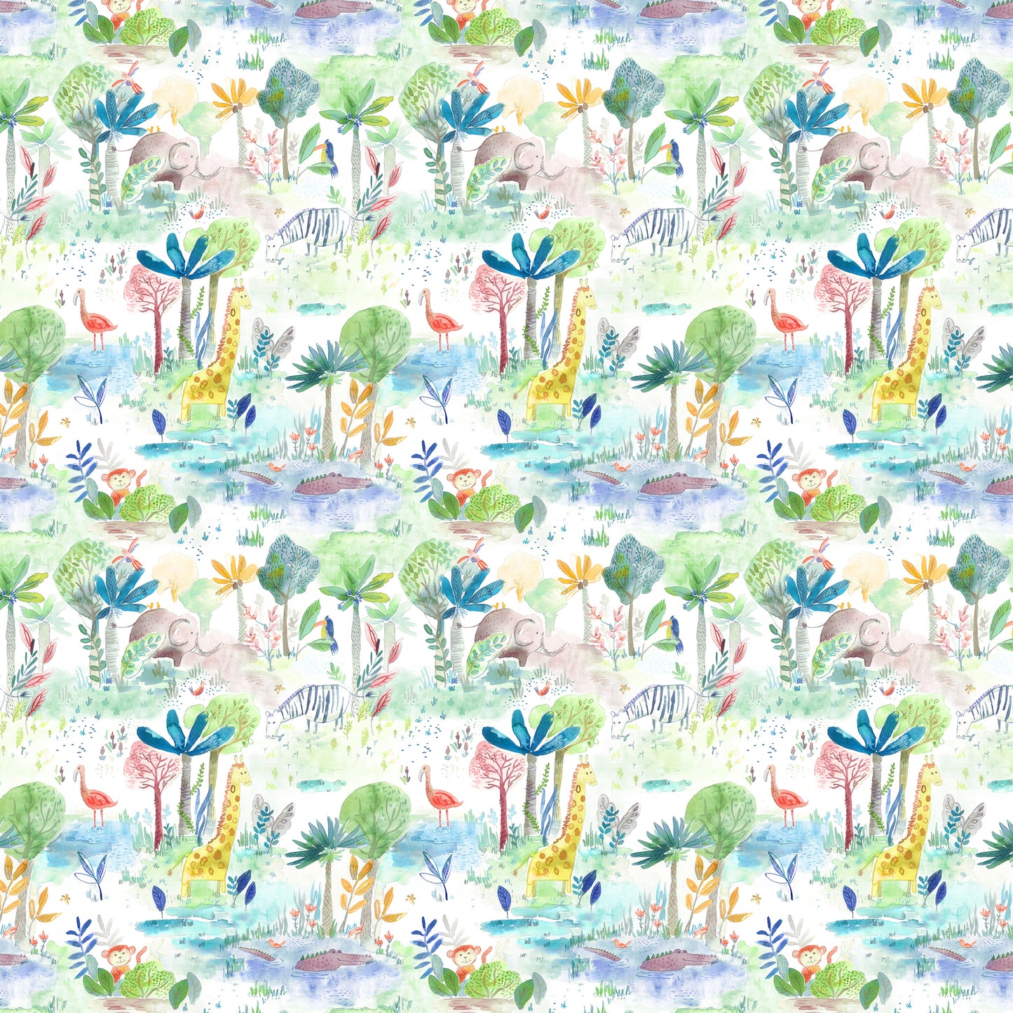 Junglefun 145Cm Ann Fabric - Primary Sample