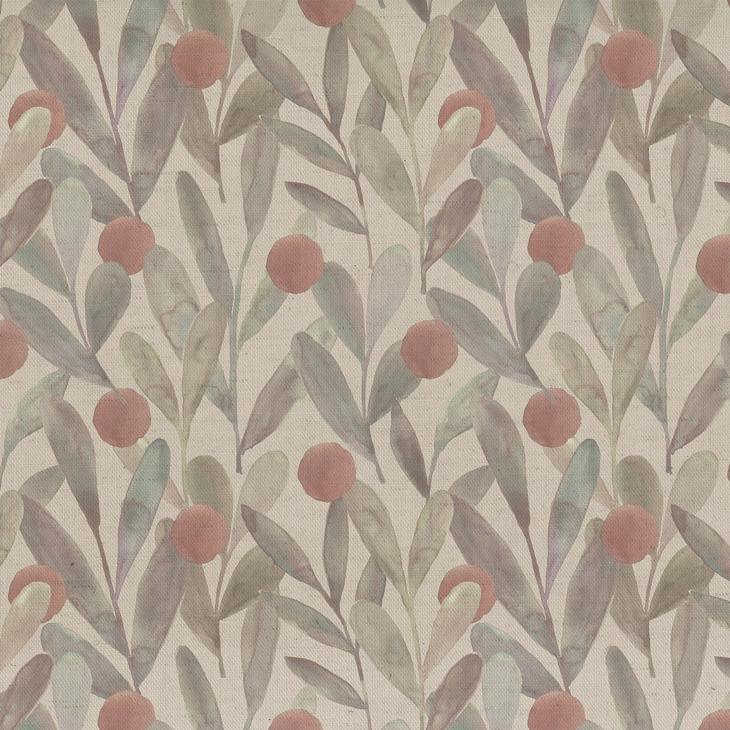 Katsura 145Cm Fiona Fabric Metre - Mulberry
