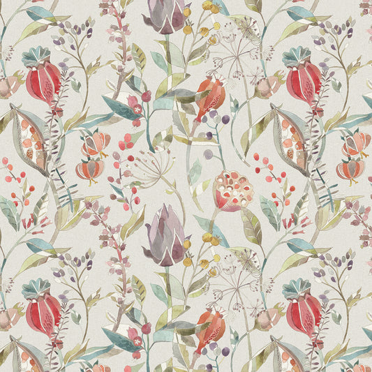 Kelston 145Cm Fiona Fabric Metre - Cinnamon Linen