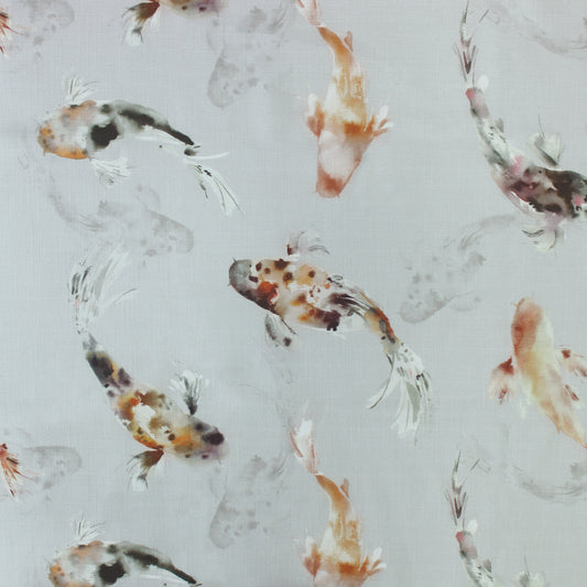 Koi Carp 138Cm Sophie Fabric Metre - Amber