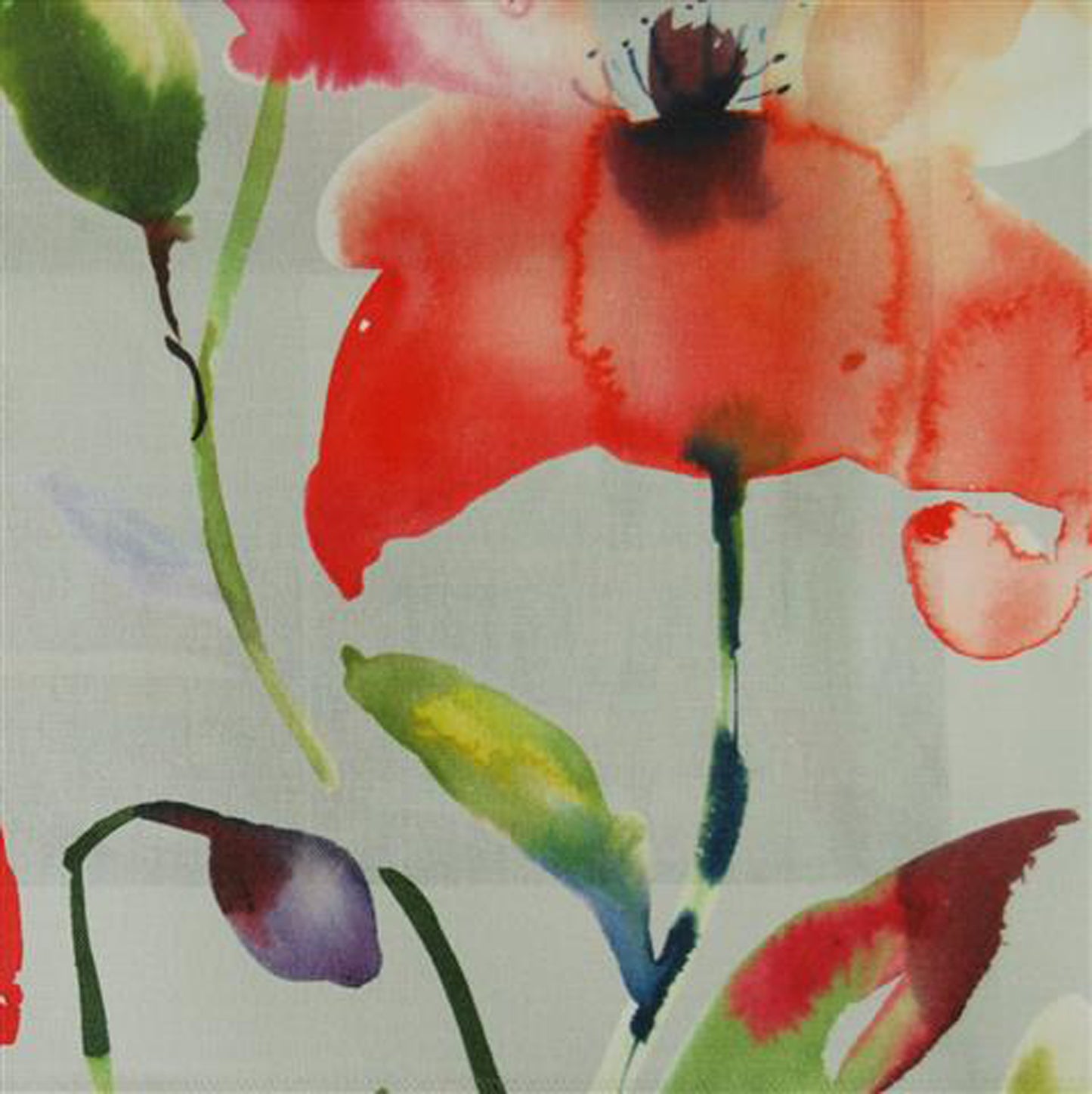Laksha 140Cm Sasha White Fabric Metre - Grenadine