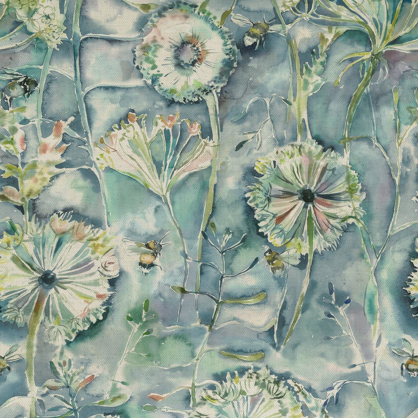 Langdale 145Cm Fiona Fabric - Teal Sample