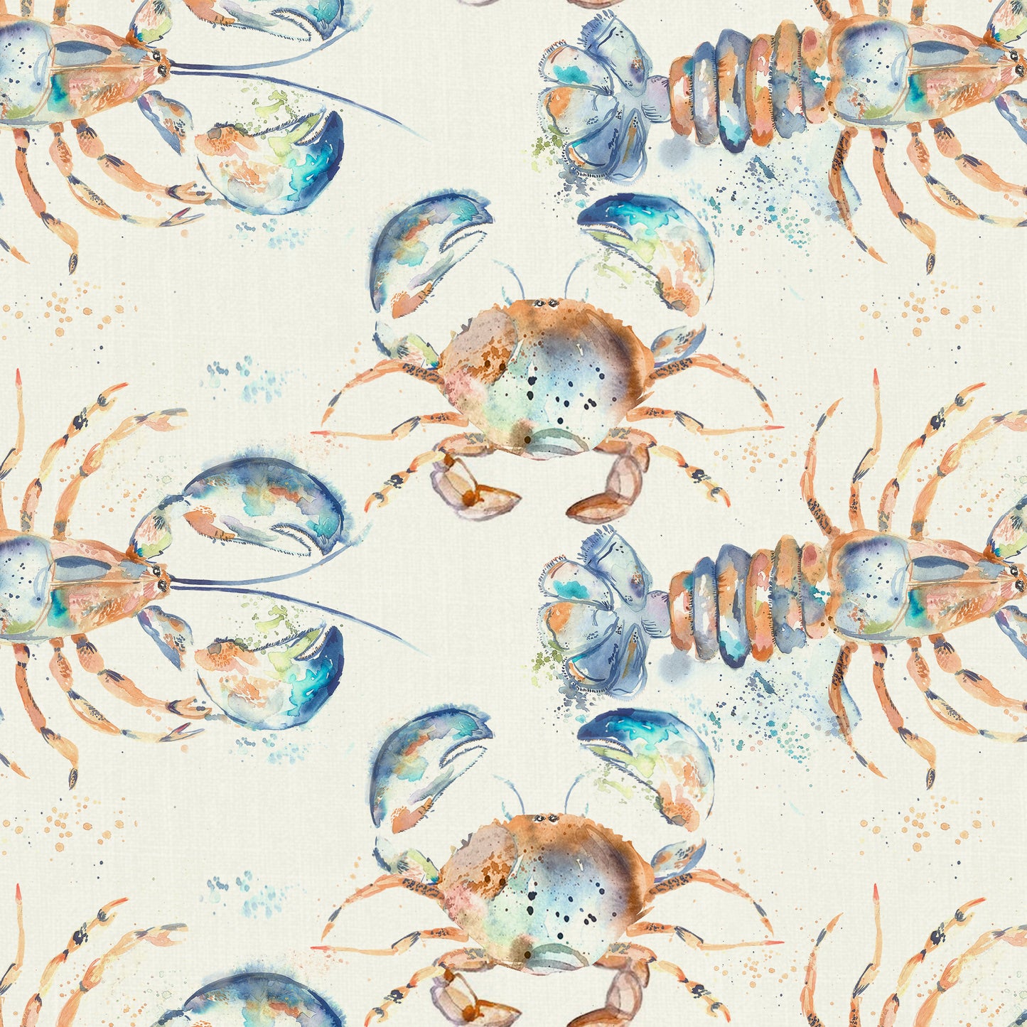 Lobster 150Cm Oil Cloth Metre - Linen