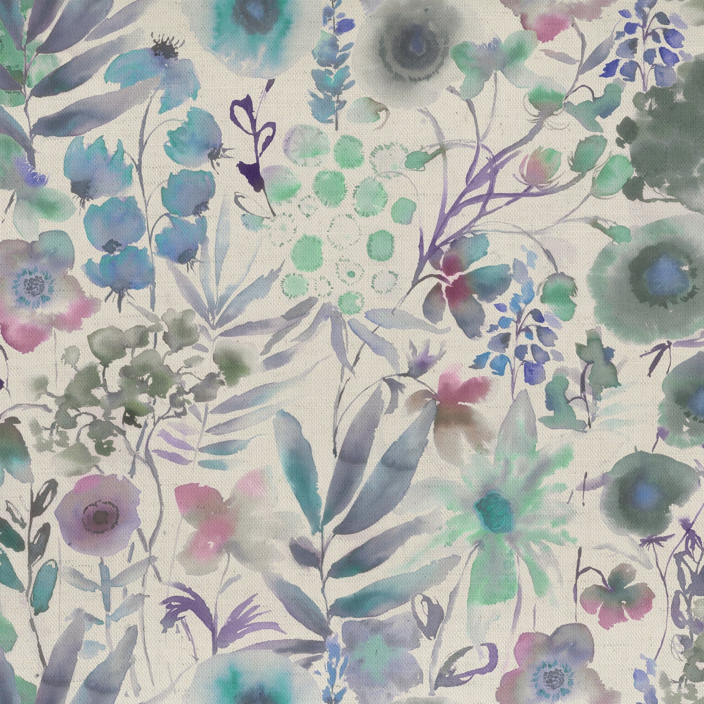 Lomondra 145Cm Fiona Fabric Metre - Crocus/Linen