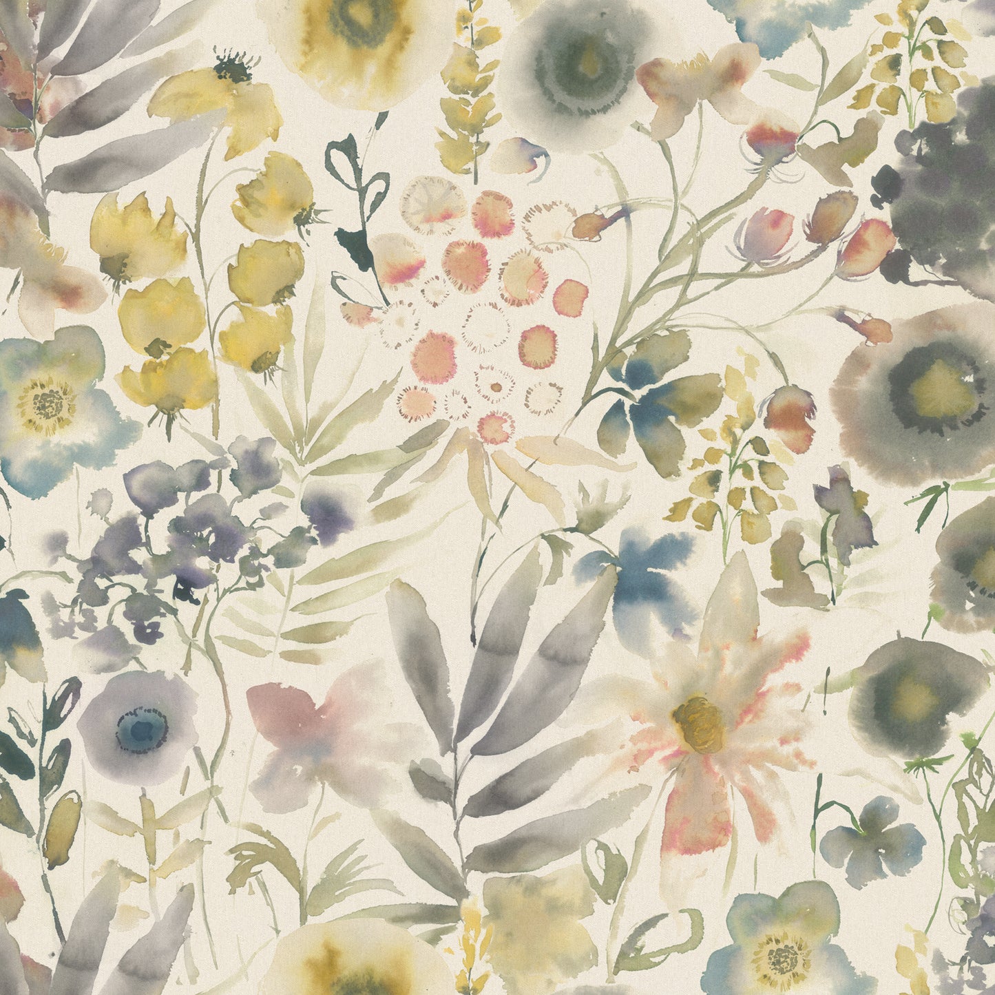 Lomondra 145Cm Fiona Fabric - Harvest Linen Sample