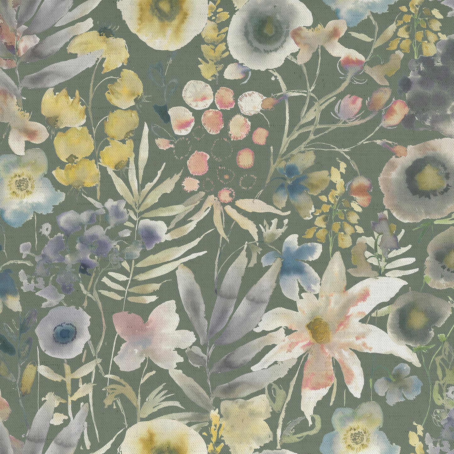 Lomondra 145Cm Ann Fabric - Harvest Moss Sample