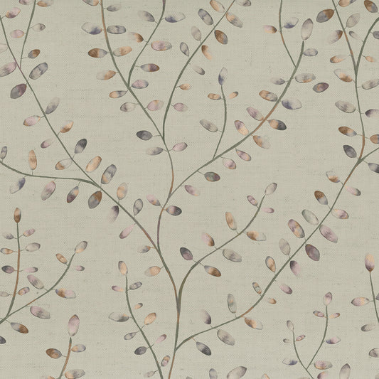 Lucia 145Cm Fiona Fabric Metre - Coral/Cloud